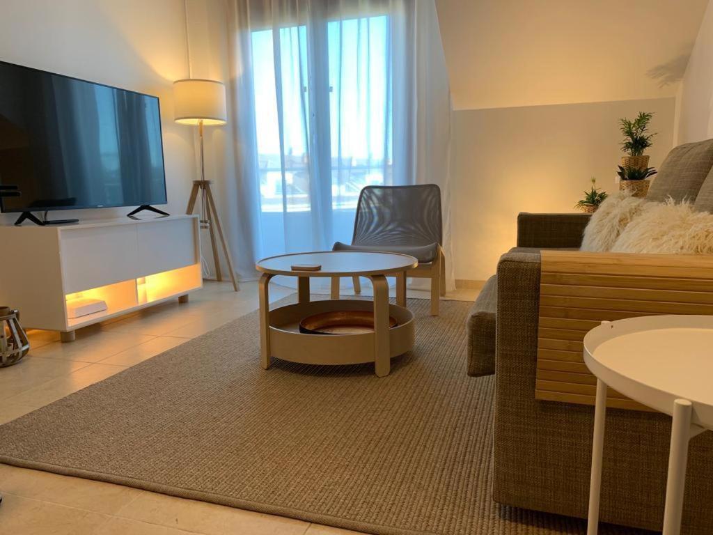 "Sanxenxo Holidays" Atico Con Garaje, Barbacoa Y Piscina A 5 Min Del Centro Luaran gambar